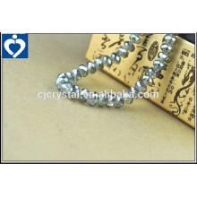 Hot sales China Luxo Faceted rondelle vidro cristal Beads